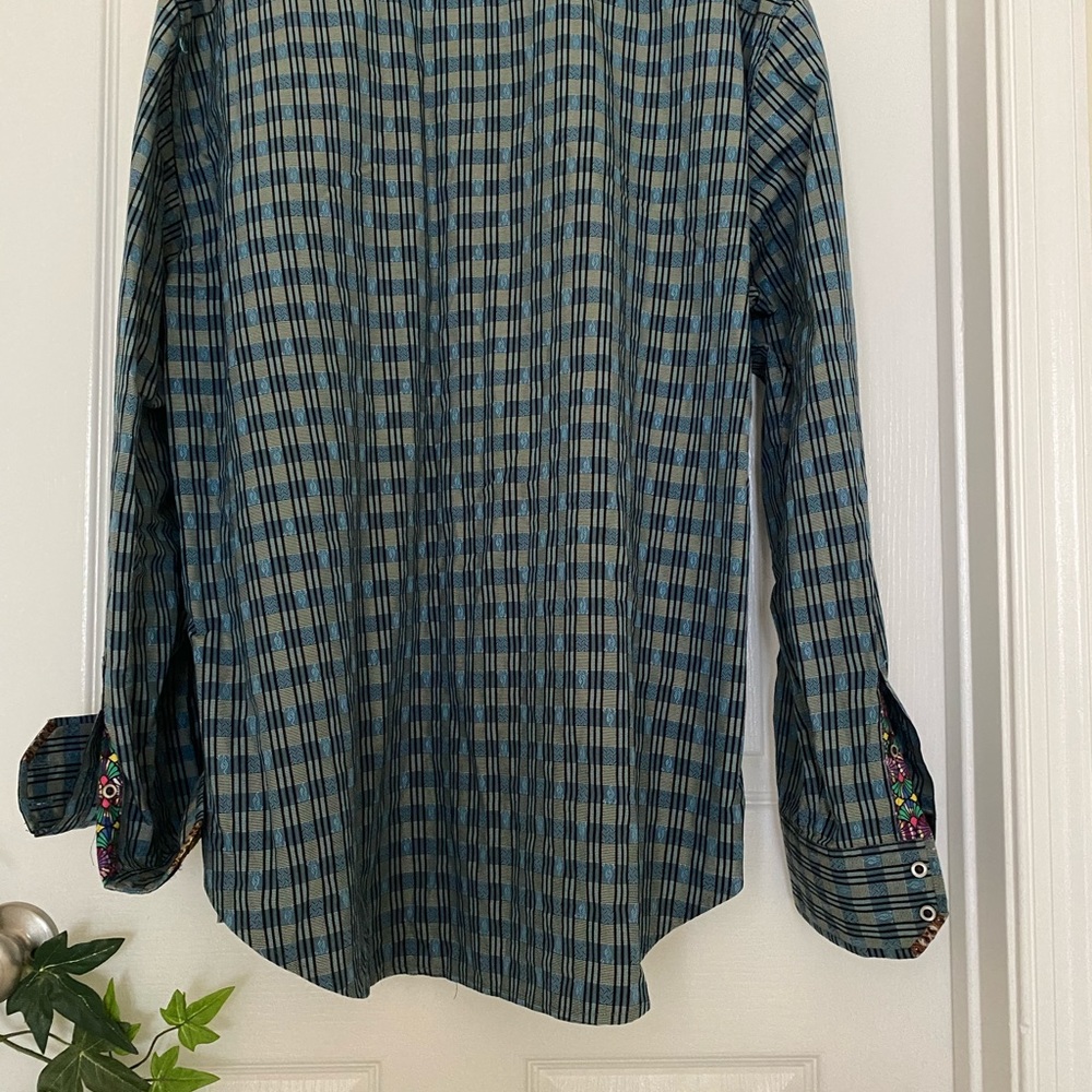 Plaid Robert Graham men shirt